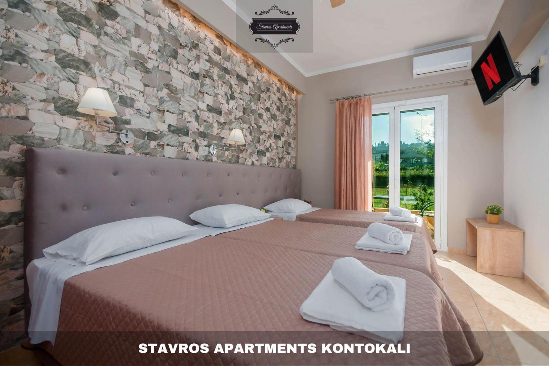 Stavros Apartments Kontokali Next To Gouvia Marina Exterior photo