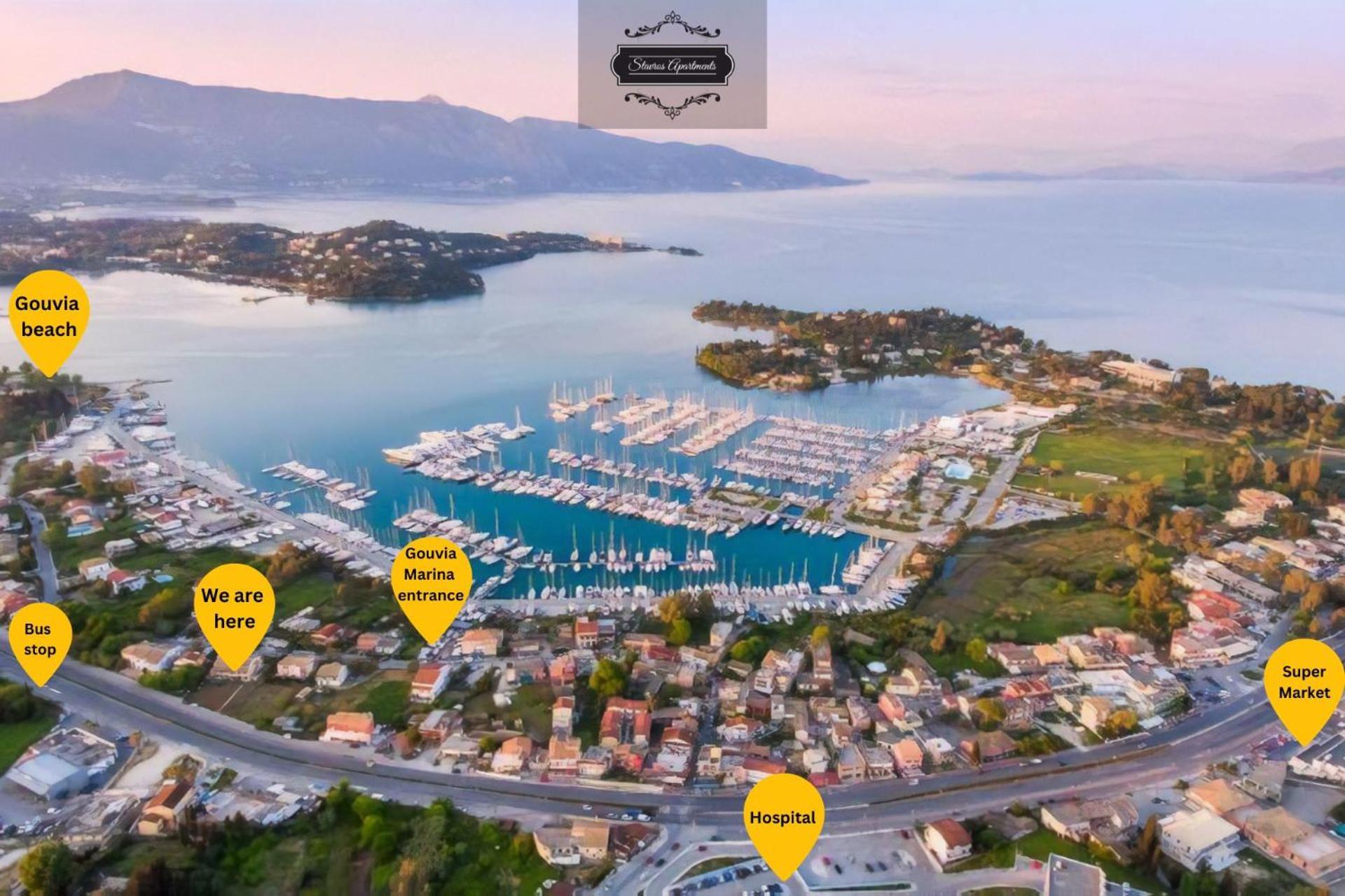 Stavros Apartments Kontokali Next To Gouvia Marina Exterior photo